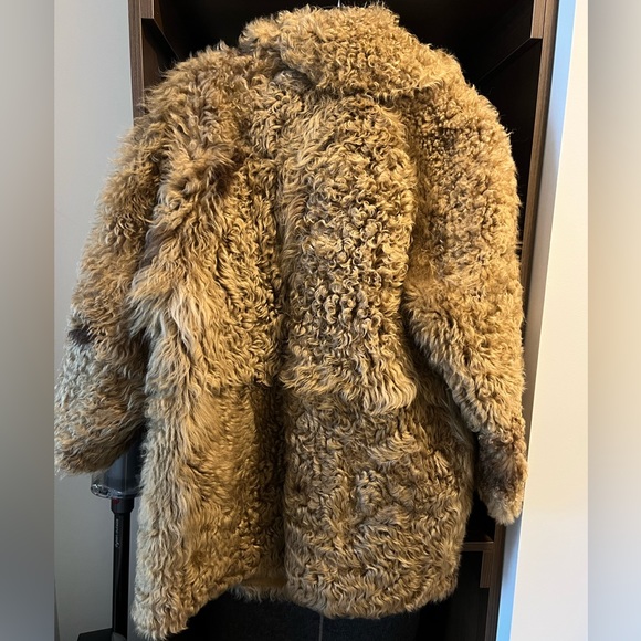 Alberta Ferretti reversible shearling coat sz IT40 / small - Picture 4 of 9